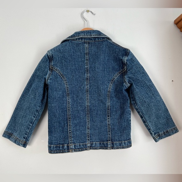 Vintage Barbie Y2K Jean Jacket with Embroidery Size 4 Girls - Picture 4 of 6